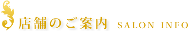 店舗のご案内 SALON INFO